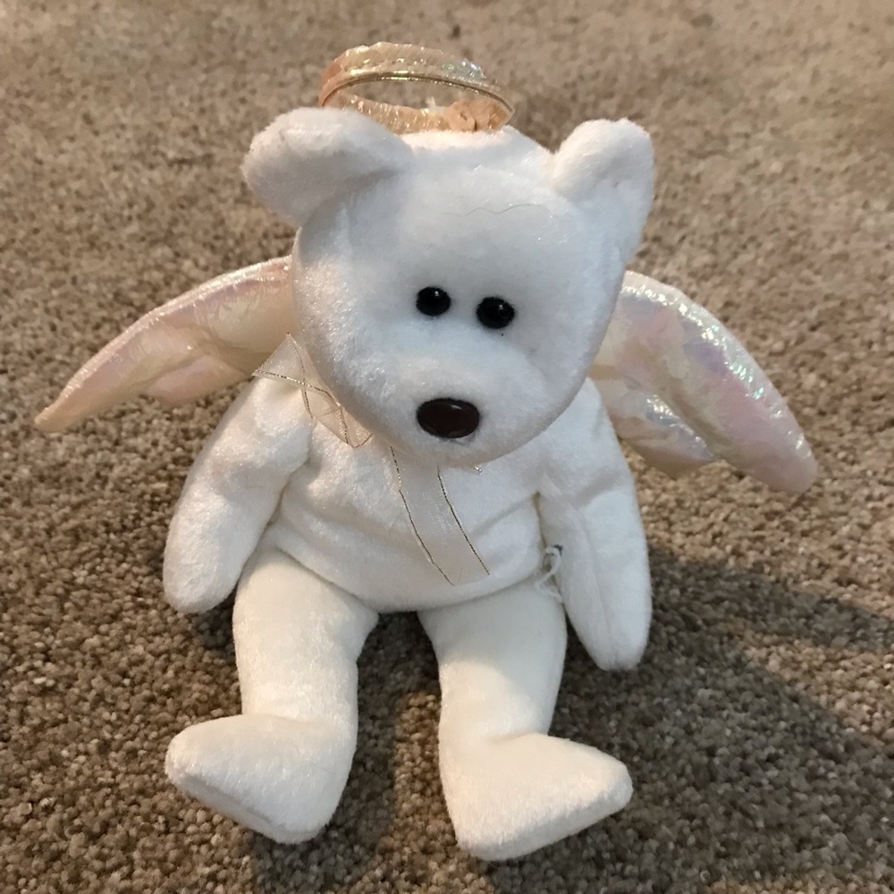 Ty Halo beanie baby Angel bear